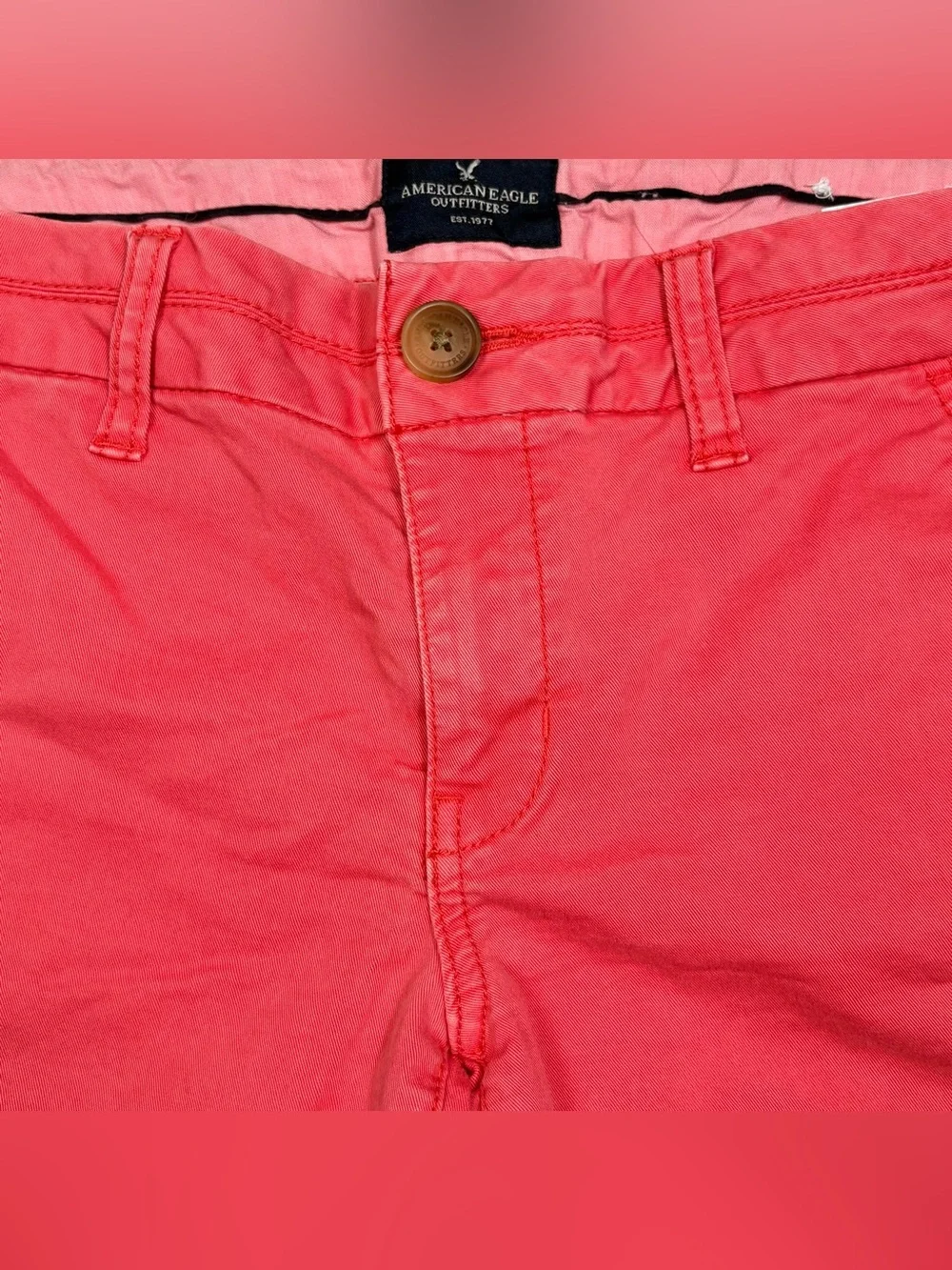 American Eagle Pink Midi Shorts